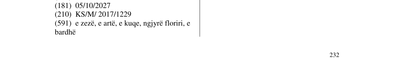 Zëri i markës Markë figurative në buletin