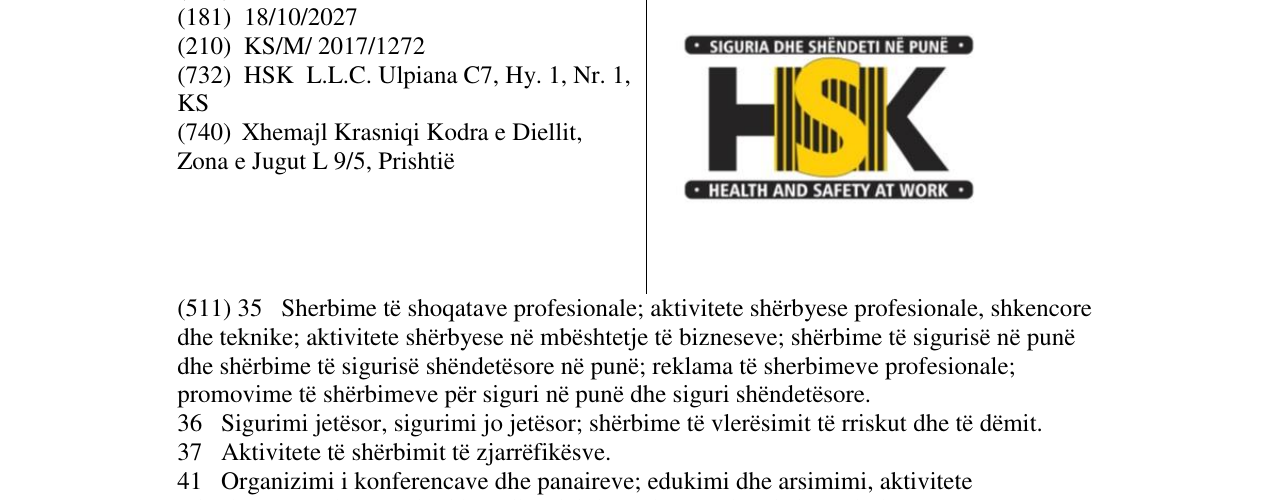 Zëri i markës Markë figurative në buletin