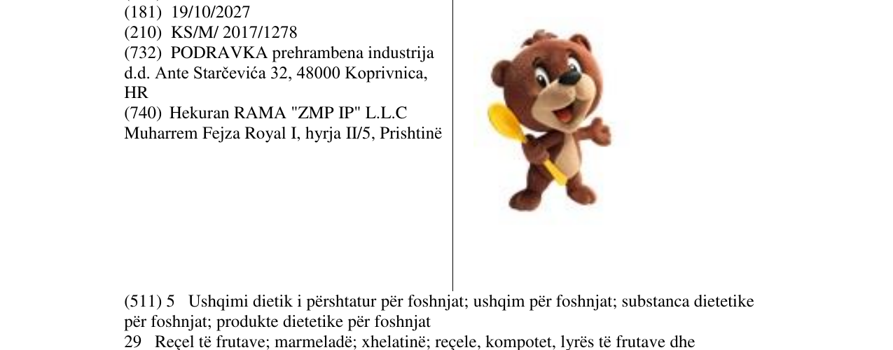 Zëri i markës Markë figurative në buletin