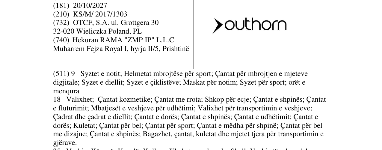 Zëri i markës Markë figurative në buletin
