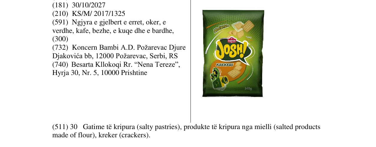 Zëri i markës Markë figurative në buletin