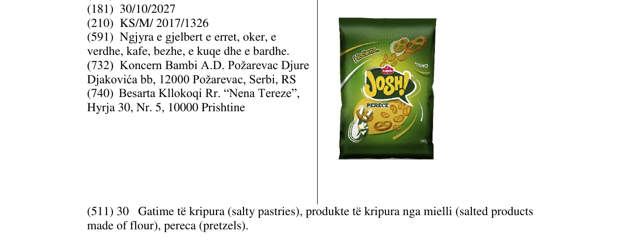 Zëri i markës Markë figurative në buletin