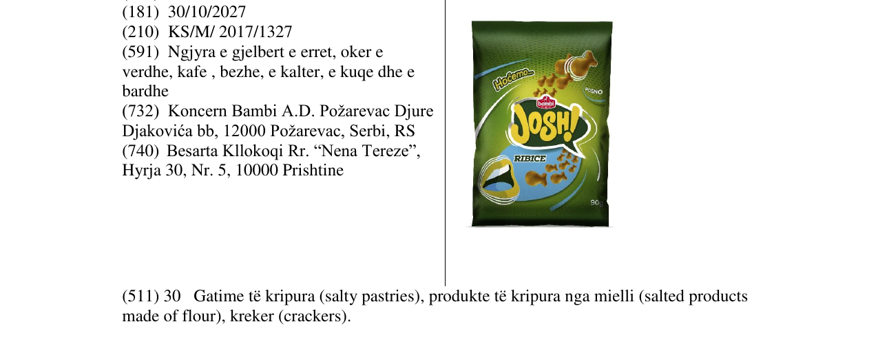 Zëri i markës Markë figurative në buletin