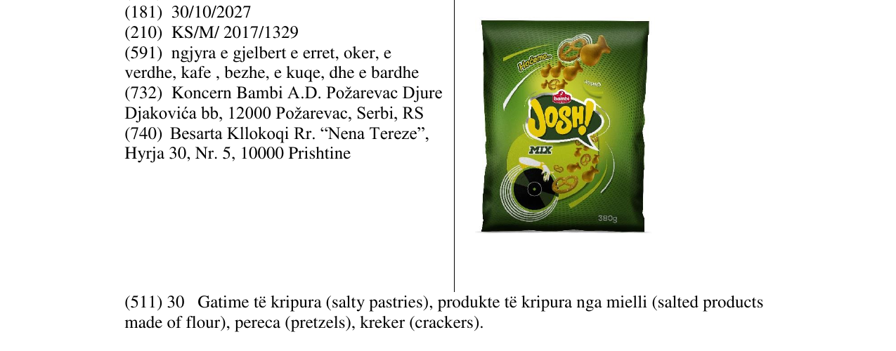 Zëri i markës Markë figurative në buletin