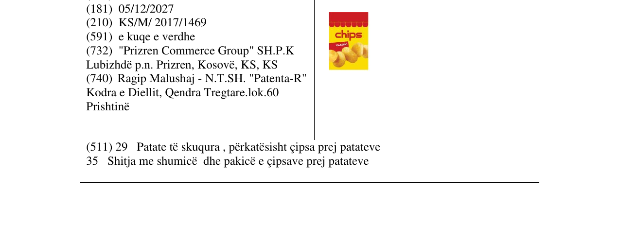 Zëri i markës Markë figurative në buletin