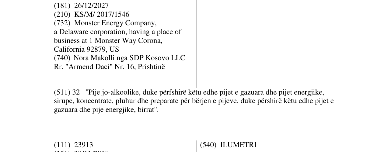 Zëri i markës PREDATOR në buletin