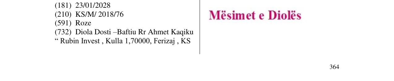 Zëri i markës Mësimet e Diolës në buletin