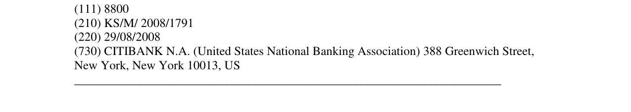 Zëri i markës CITIBANK në buletin