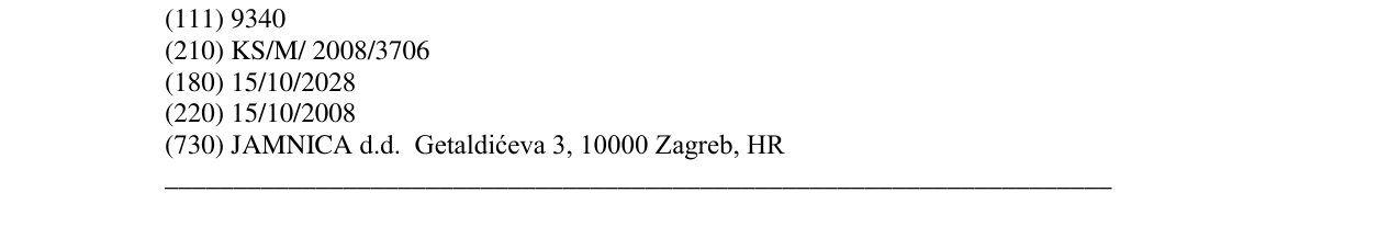 Zëri i markës Jana në buletin
