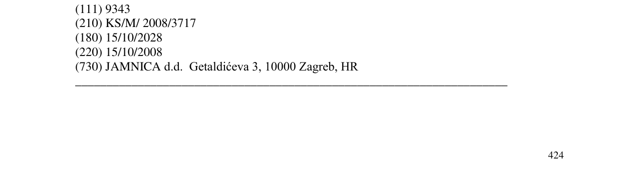 Zëri i markës Markë figurative në buletin