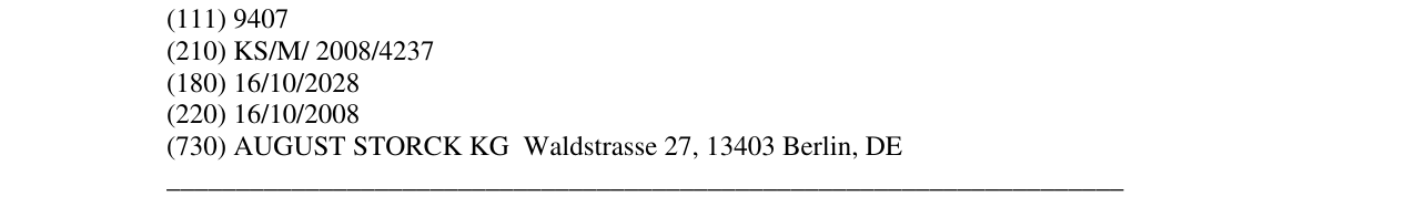 Zëri i markës Werther's Original në buletin