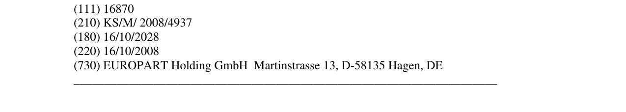 Zëri i markës Markë figurative në buletin
