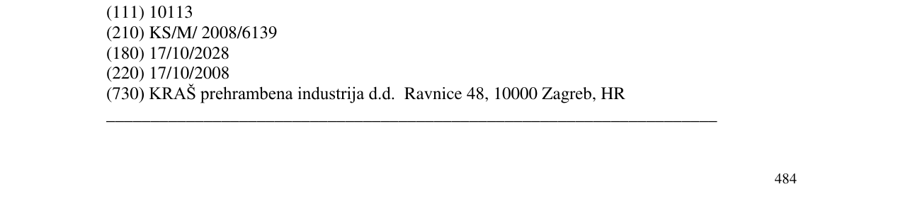 Zëri i markës DOMAĆICA në buletin