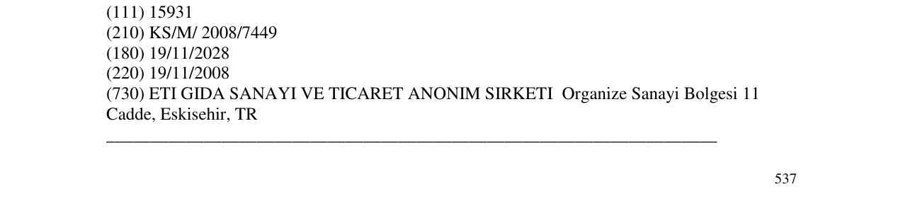 Zëri i markës PUF në buletin