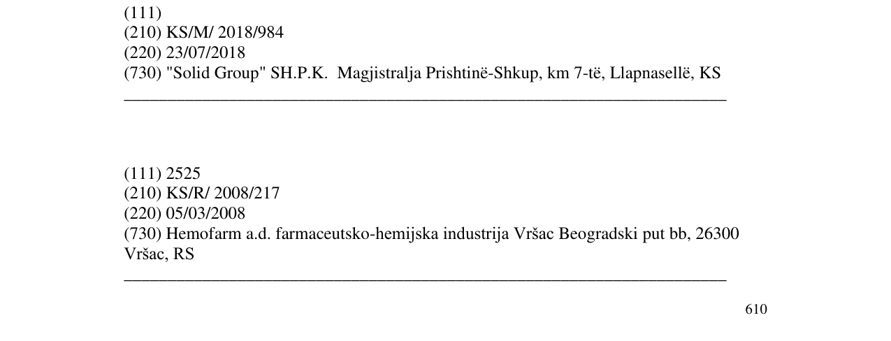 Zëri i markës Delon në buletin