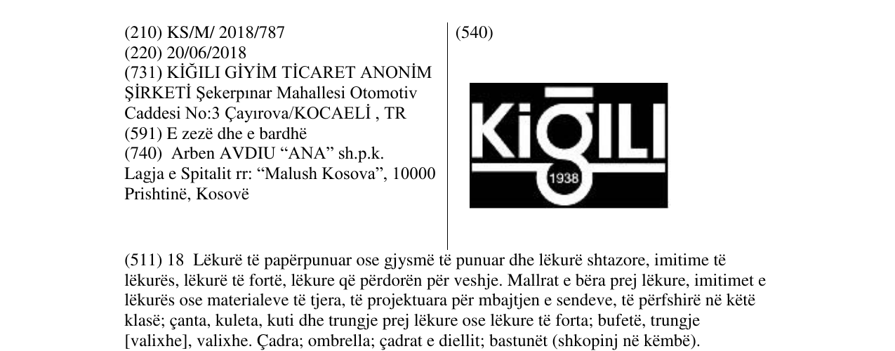 Zëri i markës KigILI në buletin