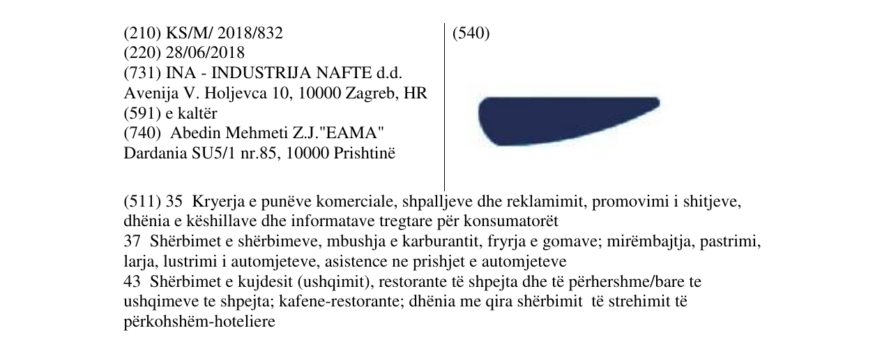 Zëri i markës Markë figurative në buletin