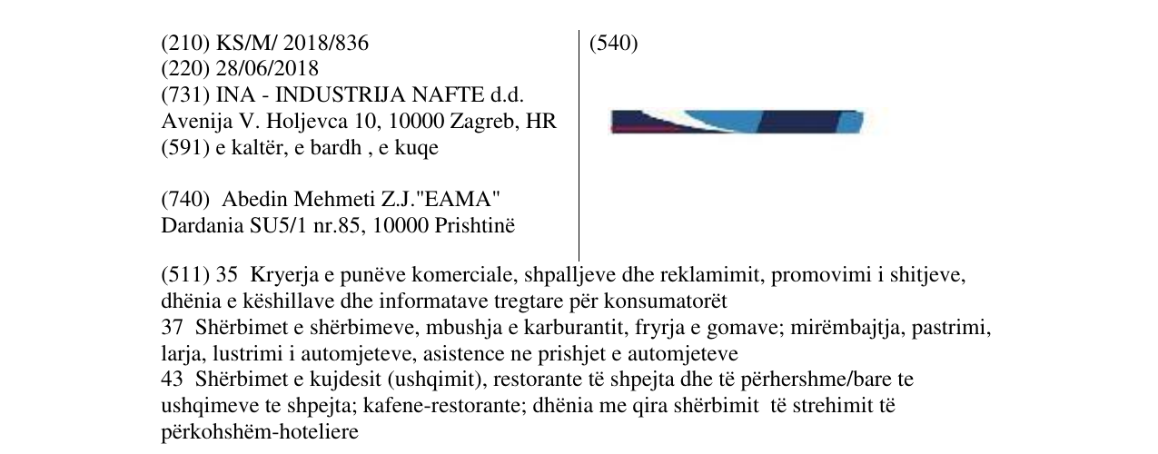 Zëri i markës Markë figurative në buletin