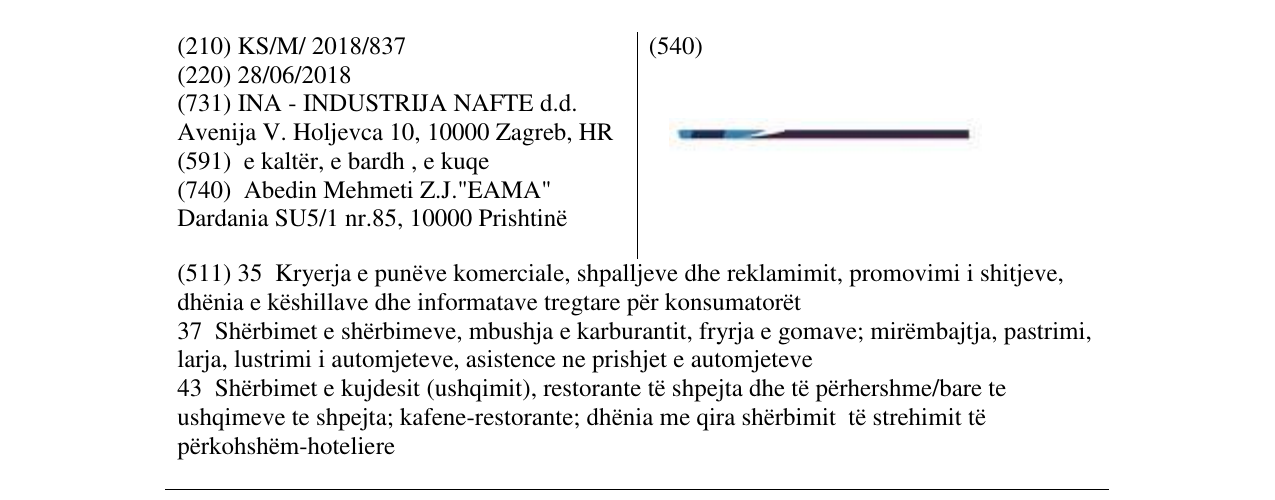 Zëri i markës Markë figurative në buletin