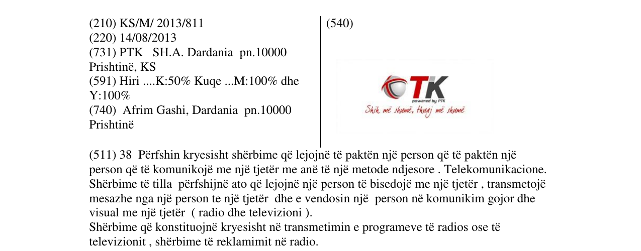 Zëri i markës TK shih me shume, thuaj me shume në buletin