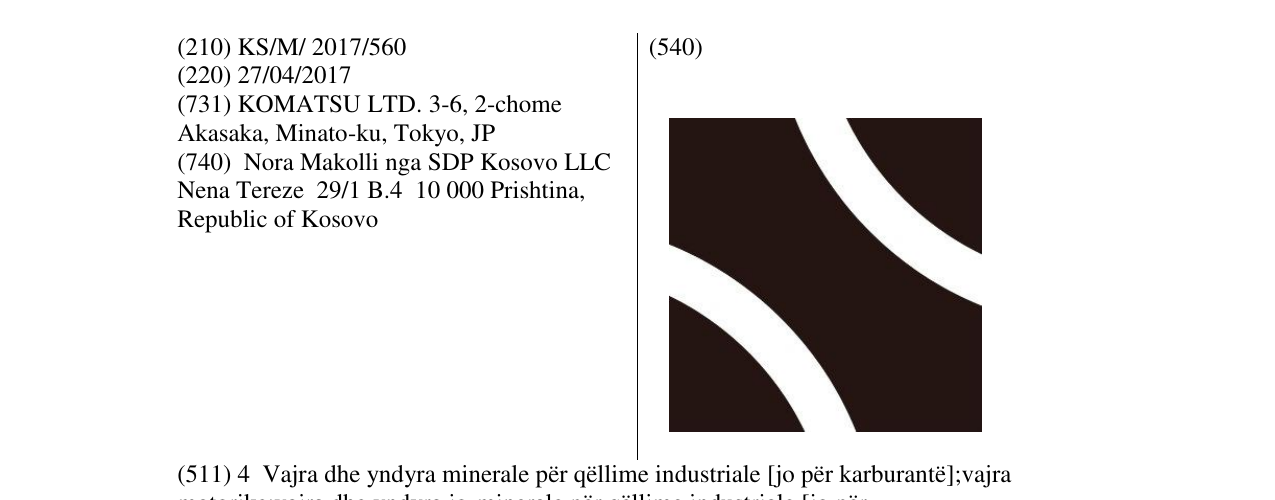 Zëri i markës Markë figurative në buletin