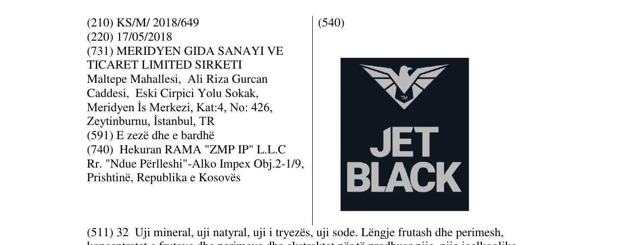 Zëri i markës Markë figurative në buletin