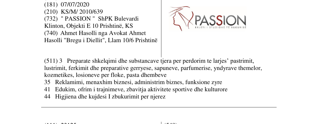 Zëri i markës Markë figurative në buletin