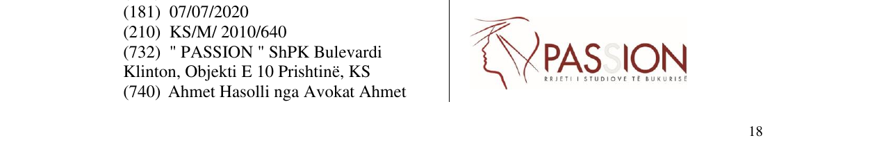 Zëri i markës Markë figurative në buletin