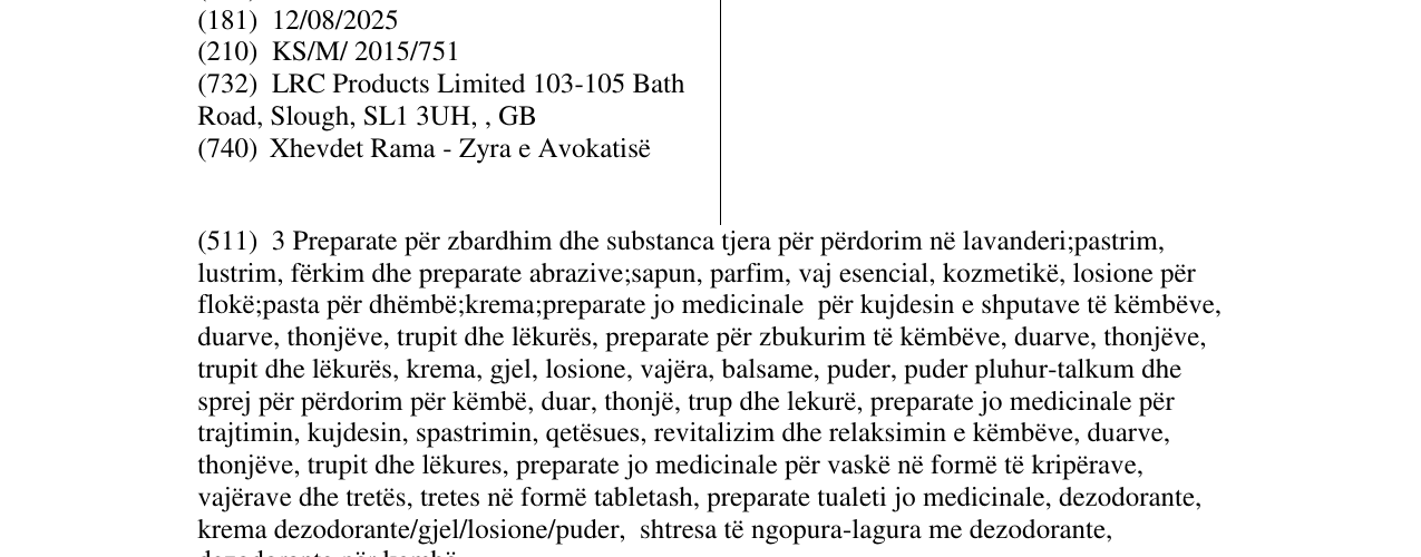 Zëri i markës SCHOLL në buletin