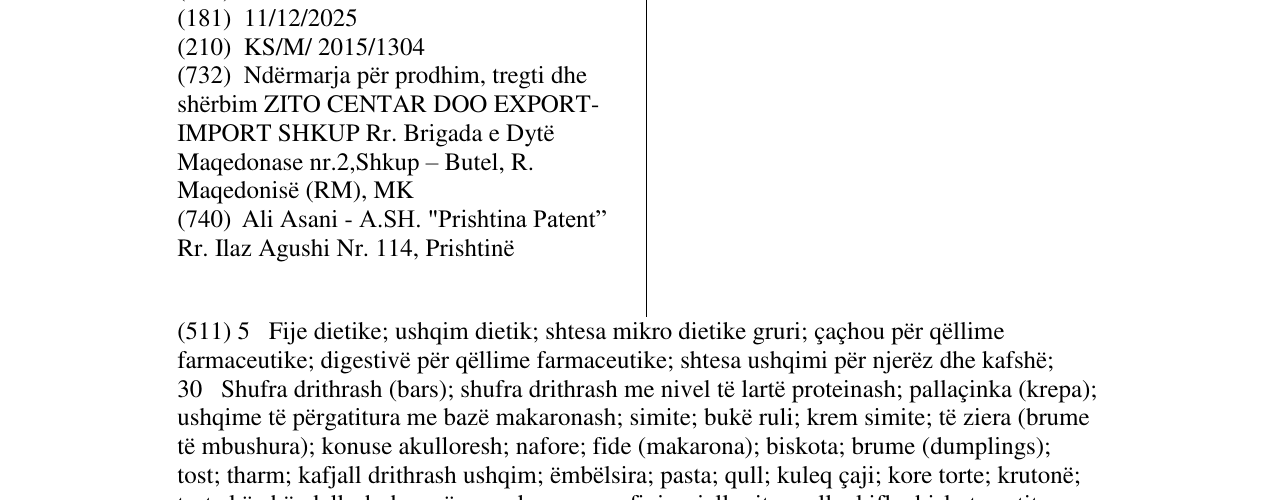 Zëri i markës TONUS në buletin