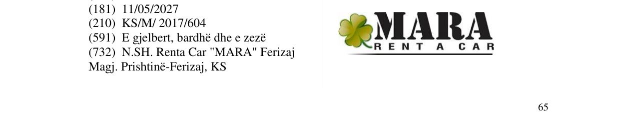 Zëri i markës MARA në buletin