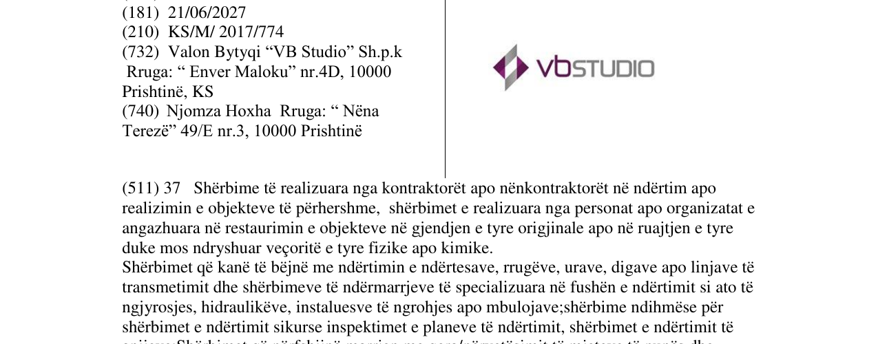 Zëri i markës vbstudio në buletin
