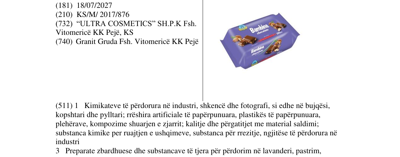 Zëri i markës Markë figurative në buletin