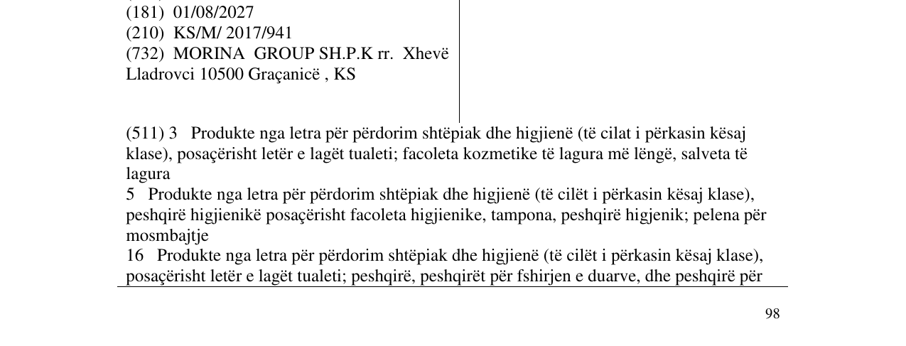 Zëri i markës ALBA në buletin
