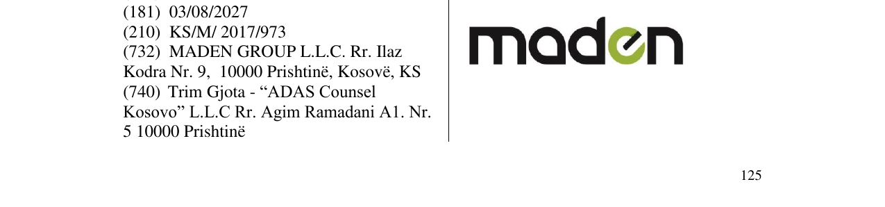Zëri i markës Markë figurative në buletin