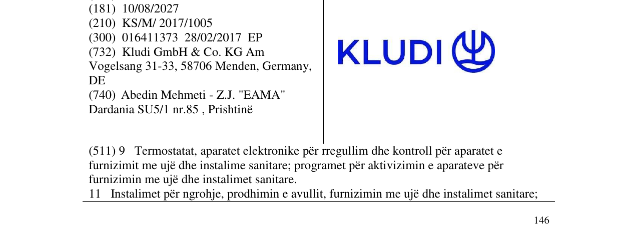 Zëri i markës Markë figurative në buletin