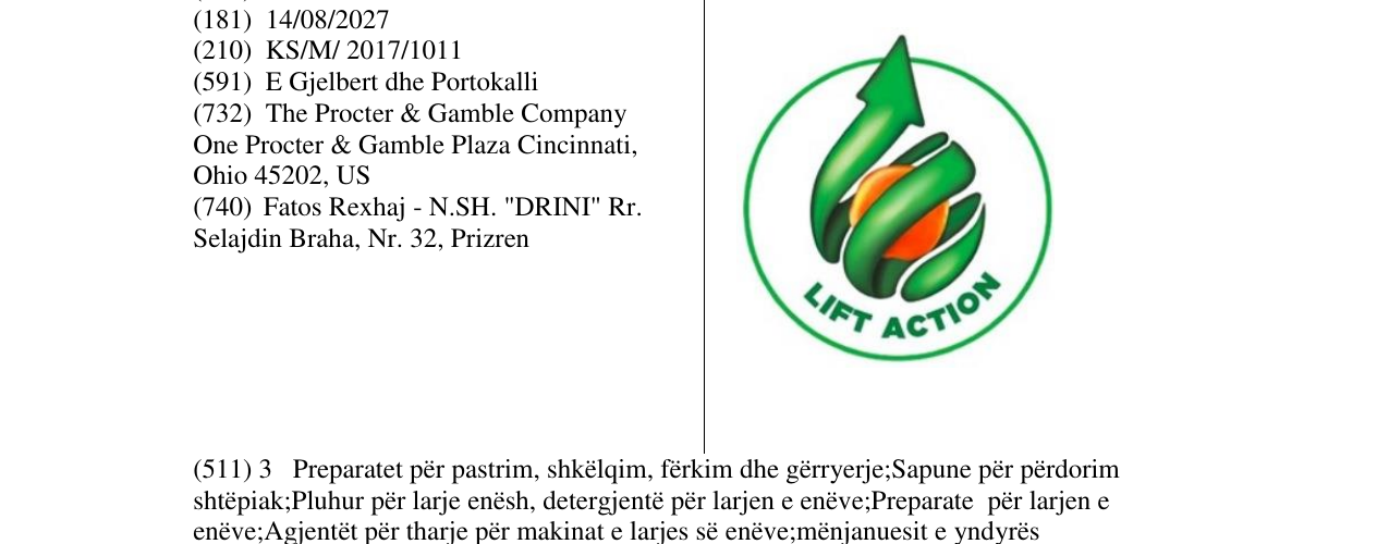 Zëri i markës LIFT ACTION në buletin