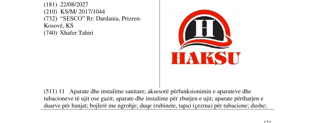 Zëri i markës Markë figurative në buletin
