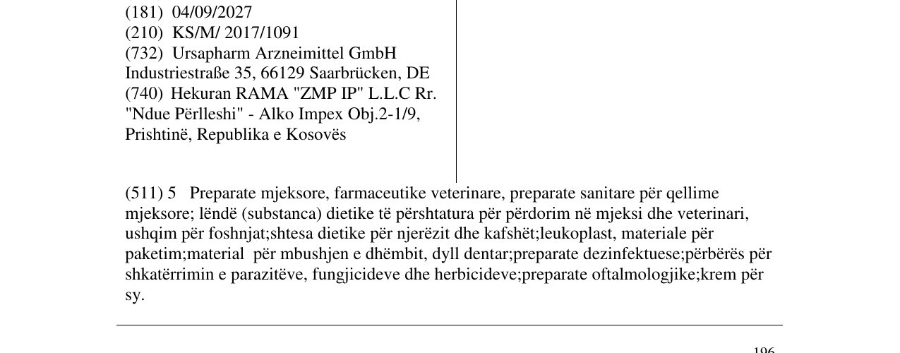 Zëri i markës VitA-POS në buletin