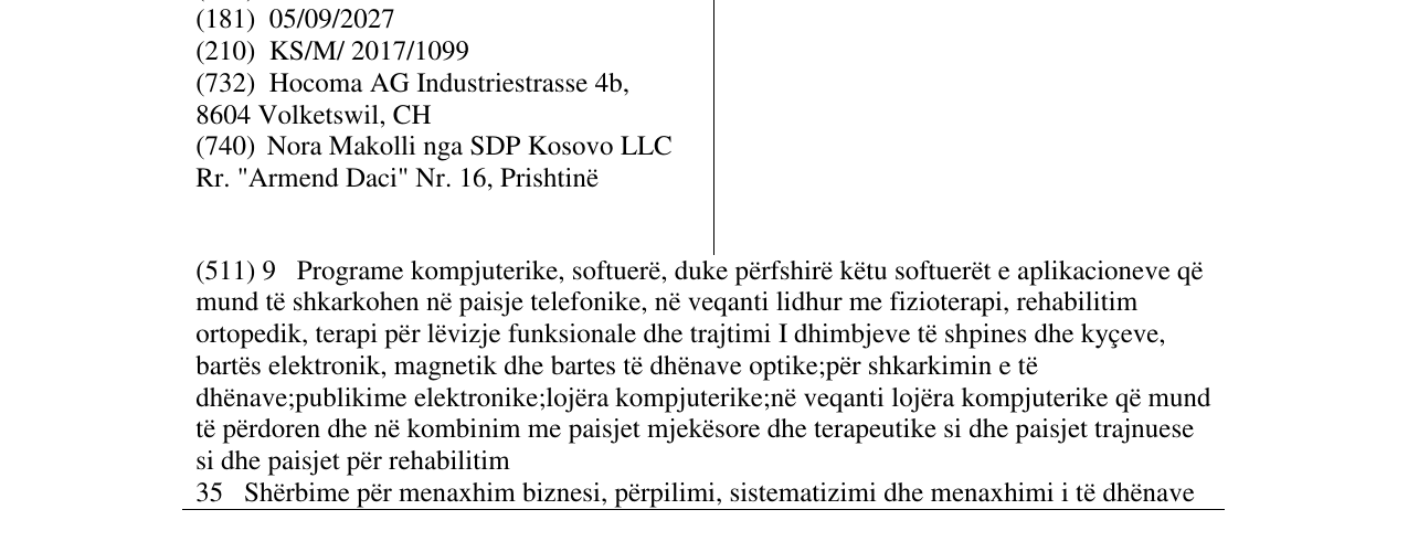 Zëri i markës HocoNet në buletin