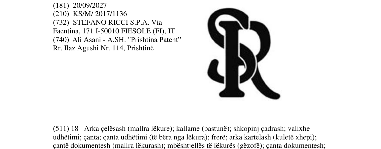 Zëri i markës Markë figurative në buletin