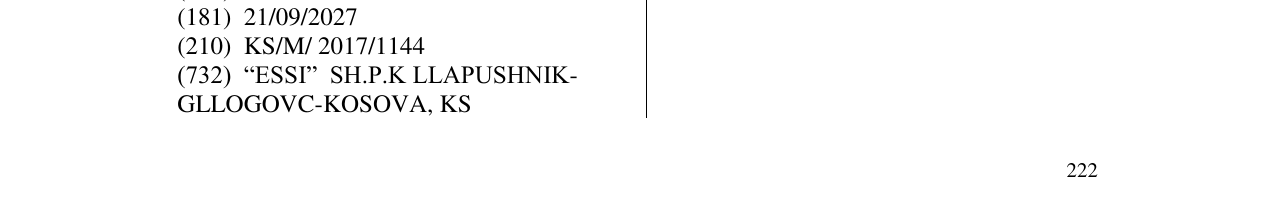 Zëri i markës Markë figurative në buletin