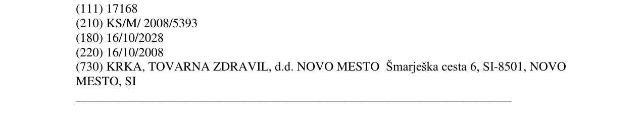 Zëri i markës EZOLETA në buletin