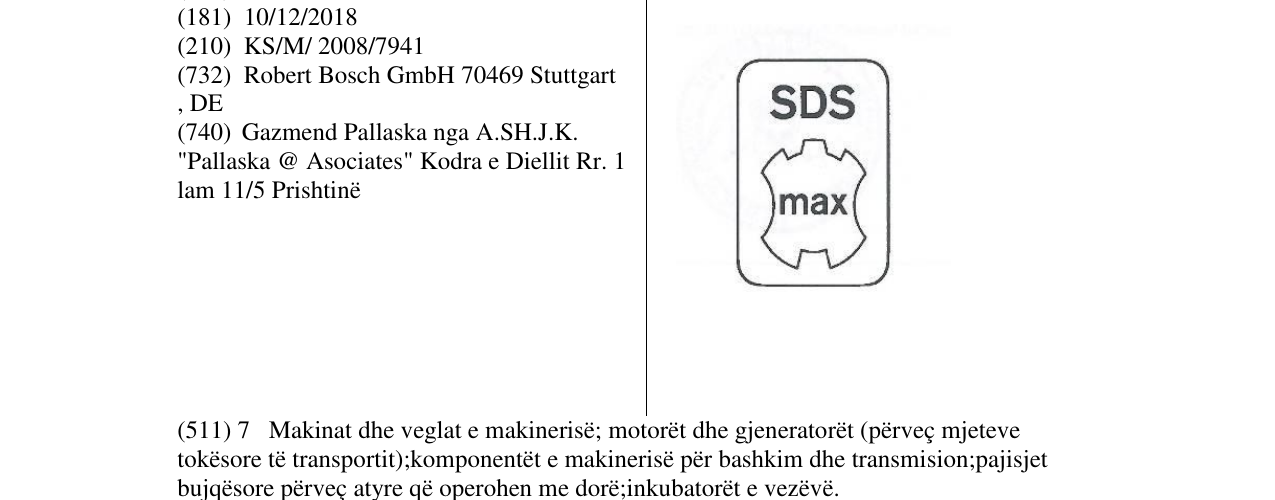 Zëri i markës Markë figurative në buletin