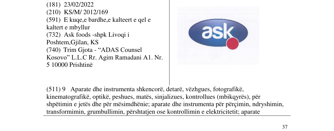 Zëri i markës ask në buletin
