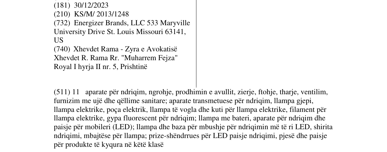 Zëri i markës ENERGIZER në buletin