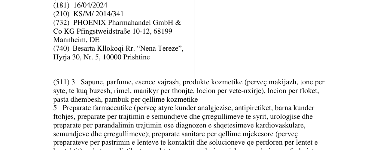 Zëri i markës BENU në buletin