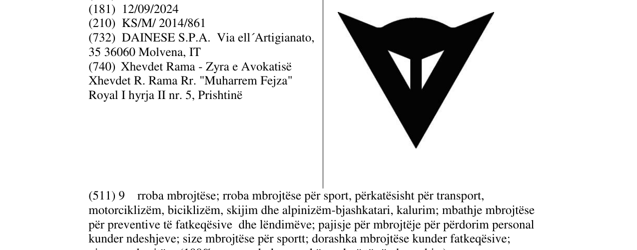 Zëri i markës Markë figurative në buletin
