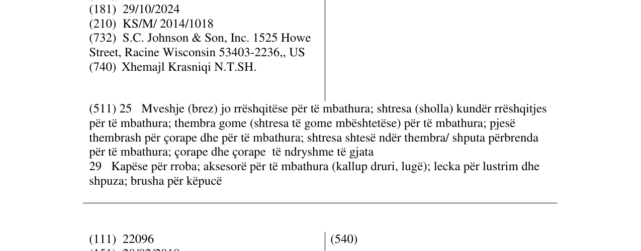 Zëri i markës KIWI në buletin