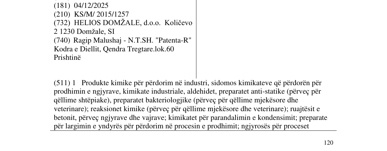 Zëri i markës TOPHYBRID në buletin